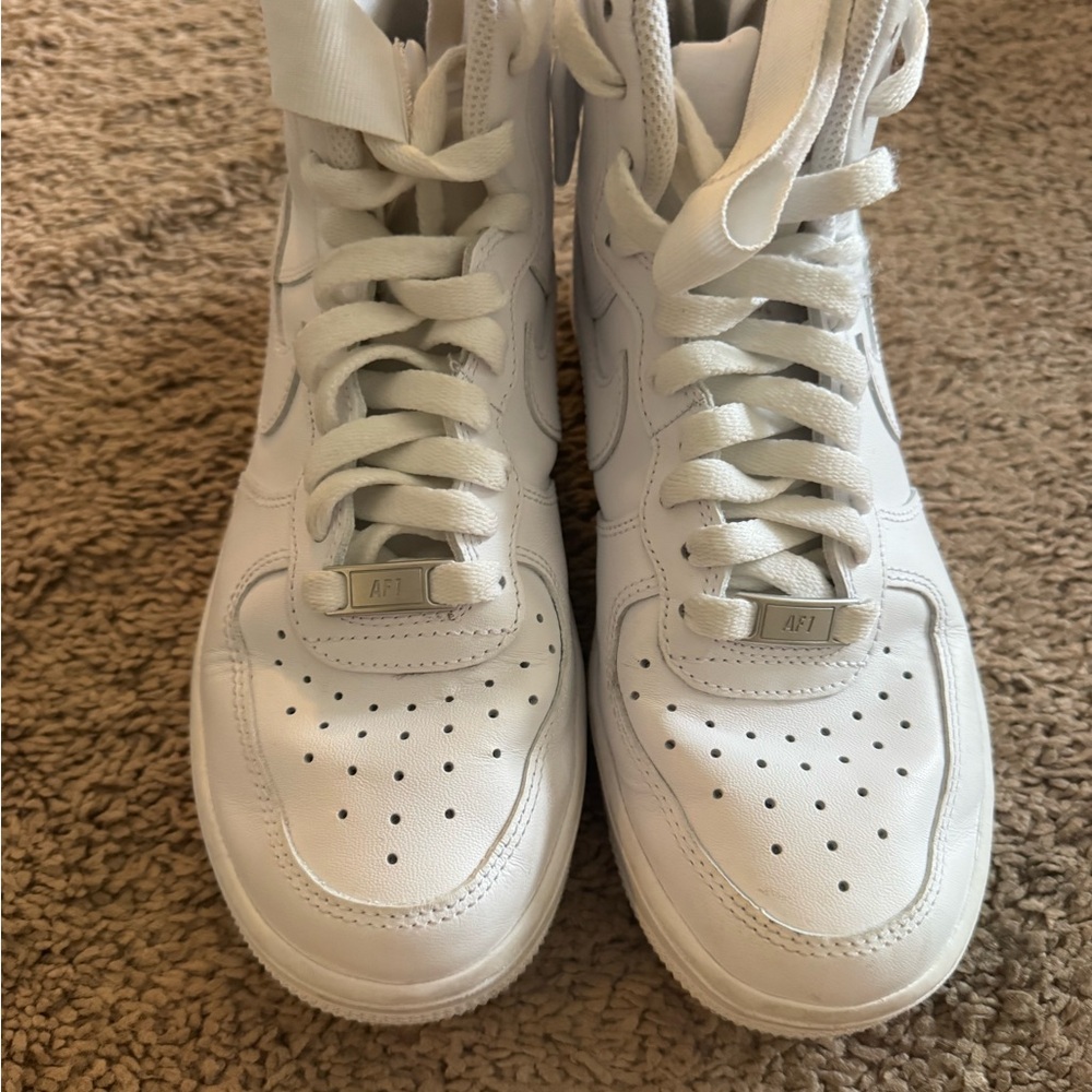 Nike Air- White High-Top Sneakers